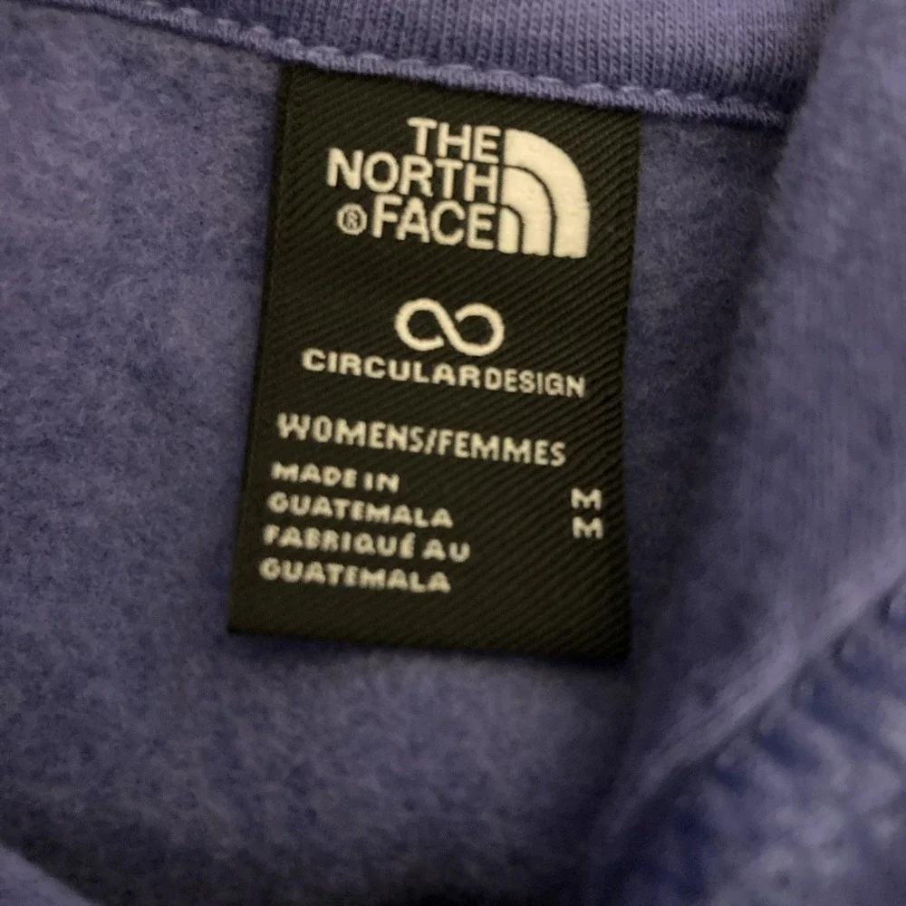 The North Face Purple Half Dome Logo Hoodie (A8F42) w/Front Pocket - SZ M